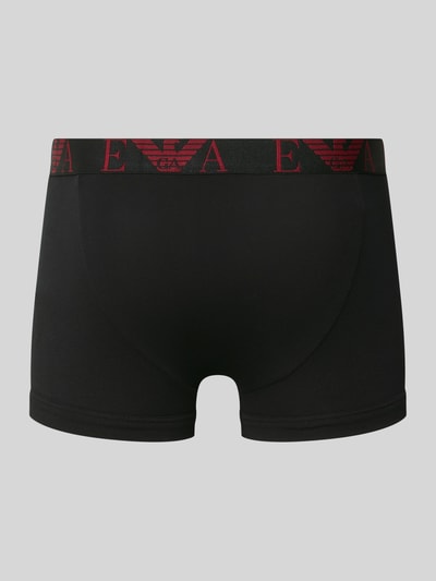 Emporio Armani Trunks mit elastischem Logo-Bund im 3er-Pack Black 3