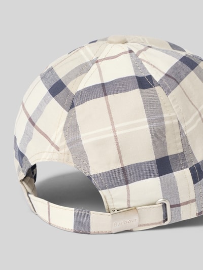 Barbour Basecap aus reiner Baumwolle Beige 3