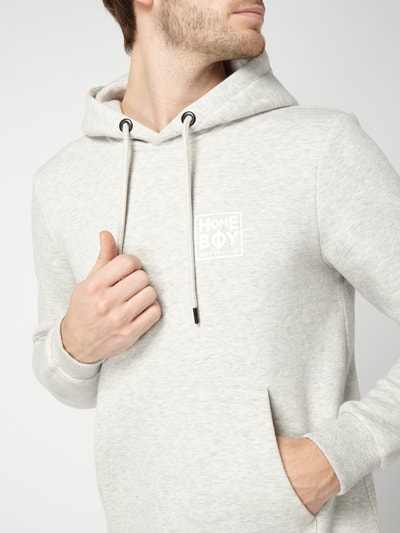 Homeboy Hoodie mit Logo-Prints Mittelgrau Melange 3