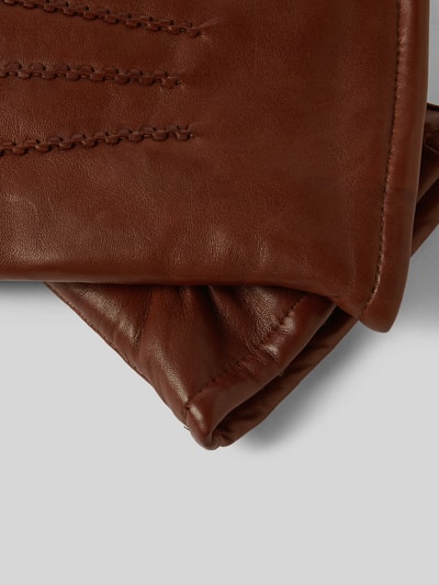 Akaroa Handschuhe mit Touchfunktion aus Schafsleder Modell 'DAN' Cognac 2