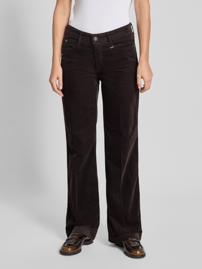 MAC Spodnie sztruksowe z 5 kieszeniami Ciemnobrązowy 4