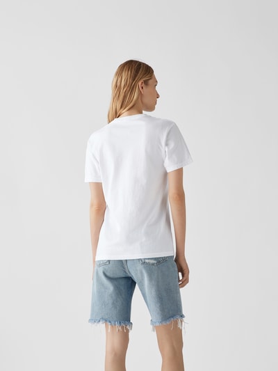 Denimist T-Shirt mit Brand-Print Weiss 5