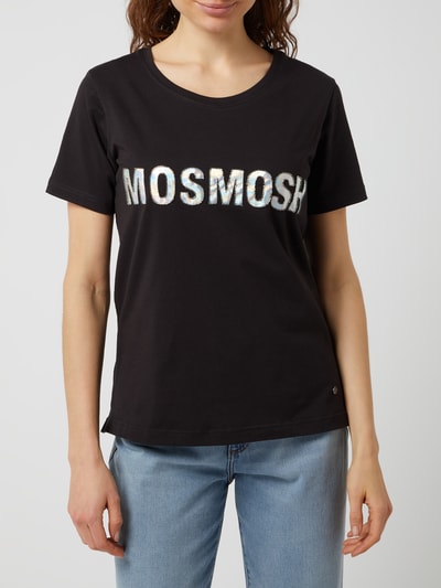 MOS MOSH T-Shirt mit Zierperlen  Black 4