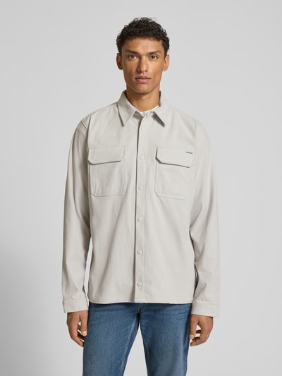 Antony Morato Overhemdjack met drukknoopsluiting Offwhite - 4