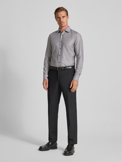 BOSS Slim fit zakelijk overhemd van premium materiaal, model 'HANK' Zand - 1