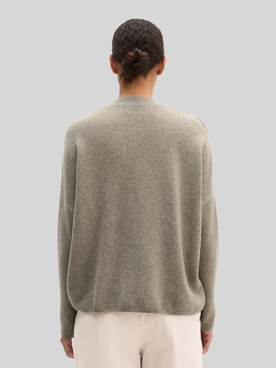 Marc O'Polo sweter z czystej wełny o kroju regular fit Szarobrązowy 5