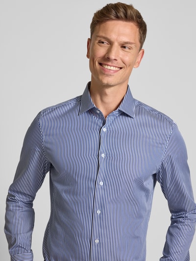 SEIDENSTICKER Koszula casualowa o kroju regular fit z kołnierzykiem typu kent model ‘New’ Granatowy 3