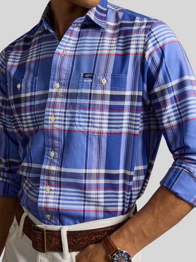 Polo Ralph Lauren Regular Fit Freizeithemd aus reiner Baumwolle Modell 'OXFORD' Blau 3