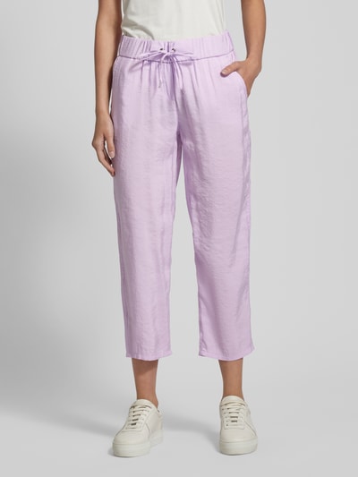 Toni Dress Spodnie materiałowe o skróconym kroju regular fit model ‘Pia’ Jasnofioletowy 4
