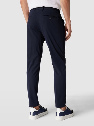 s.Oliver BLACK LABEL Chino met paspelzakken Marineblauw - 5