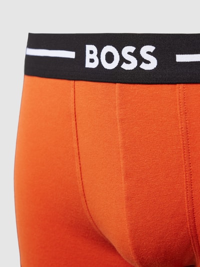 BOSS Trunks mit elastischem Logo-Bund im 3er-Pack Orange 2