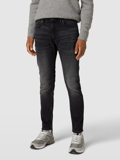 HUGO Jeans mit 5-Pocket-Design Dunkelgrau 4