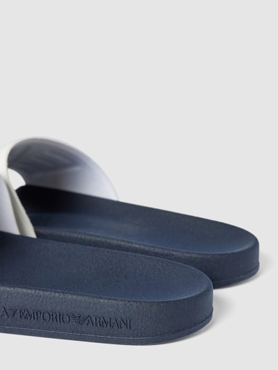 EA7 Emporio Armani Slides mit Label-Print Weiss 3