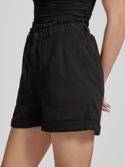 Tom Tailor Denim Loose Fit Jeansshorts mit elastischem Bund Black 3