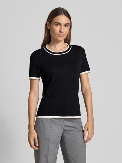 s.Oliver BLACK LABEL Regular Fit T-Shirt aus Viskose-Mix Black 4