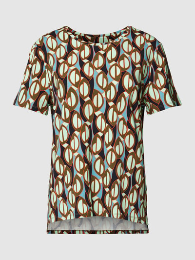 Marc Cain T-Shirt mit Allover-Muster Mint 2