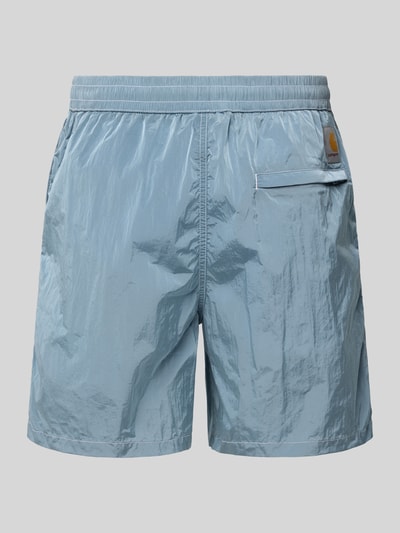 Carhartt Work In Progress Spodenki kąpielowe z elastycznym pasem model ‘CANBY’ Jasnoniebieski 3