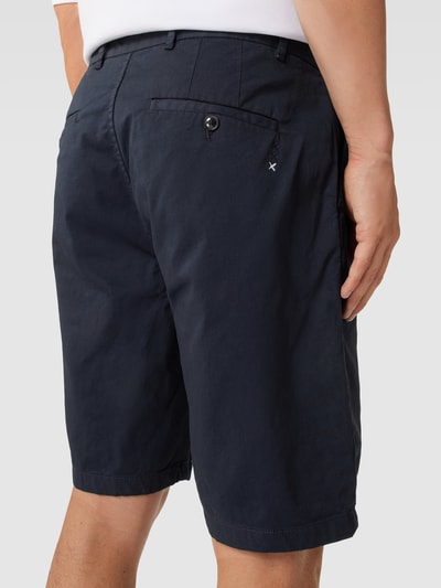 Scotch & Soda Korte broek met Franse steekzakken, model 'Stuart' Marineblauw - 3