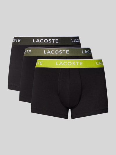 Lacoste Trunks mit Label-Bund Black 1