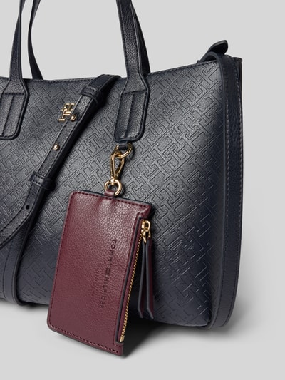 Tommy Hilfiger Torba z uchwytem i wytłoczonym logo Ciemnoniebieski 3