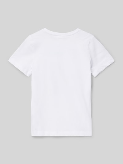 s.Oliver RED LABEL T-shirt o kroju regular fit z czystej bawełny Biały 3