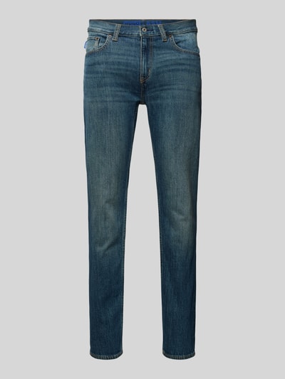 Hugo Blue Jeans mit 5-Pocket-Design Modell 'Ash' Dunkelblau 2