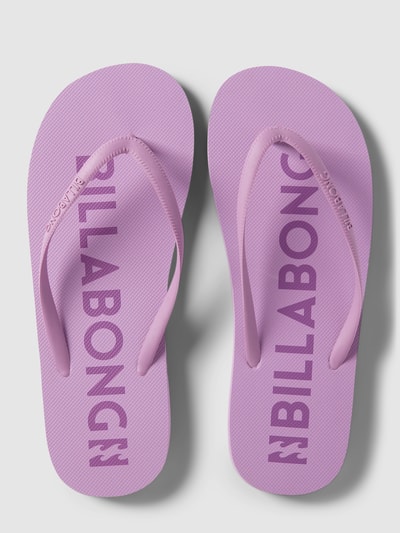 Billabong Teenslippers met labelprint, model 'SUNLIGHT' Paars - 4