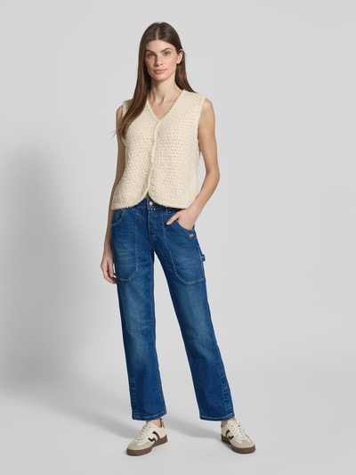 Gang Relaxed fit jeans met steekzakken, model 'Thelma Worker' Blauw - 1