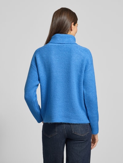 More & More Gebreide coltrui Oceaanblauw - 5