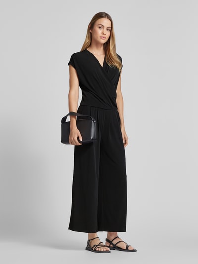 ROBE LÉGÈRE Jumpsuit in Wickel-Optik Black 1