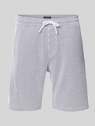 MCNEAL Slim Fit Shorts mit Eingrifftaschen Modell 'SHANE' Dunkelblau 2