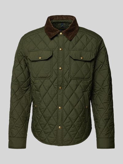 Polo Ralph Lauren Kurtka pikowana z kieszeniami na piersi Oliwkowy 2