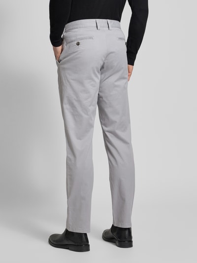 Christian Berg Men Regular Fit Chino mit Gürtelschlaufen Mittelgrau 5