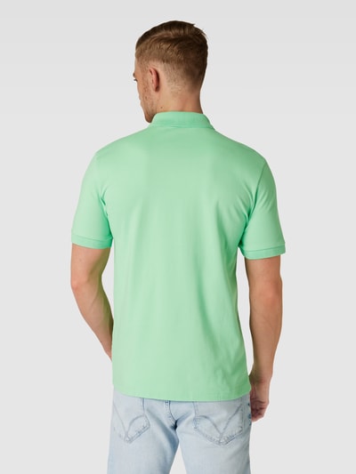 BOSS Orange Koszulka polo o kroju slim fit z naszywką z logo model ‘Passenger’ Trawiasty zielony 5