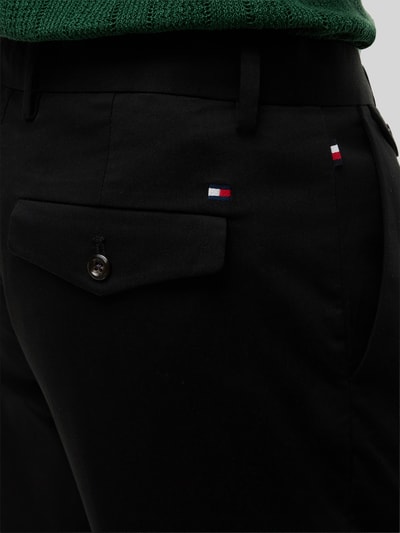 Tommy Hilfiger Tapered Fit Chino aus Baumwoll-Mix Modell 'Harlem' Black 3