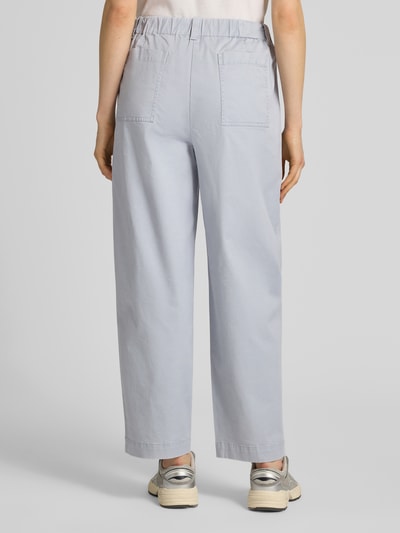 Marc O'Polo Barrel Fit Hose aus Baumwoll-Mix Hellblau 5