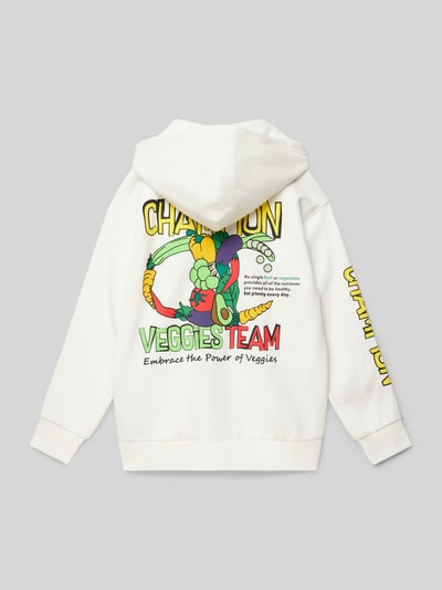 CHAMPION Sweatjack met labelprint Ecru - 3