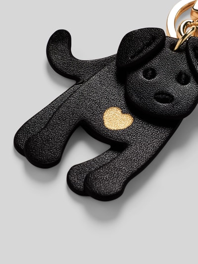Seidenfelt Schlüsselanhänger mit Motiv-Print Modell 'My Dog' Black 2