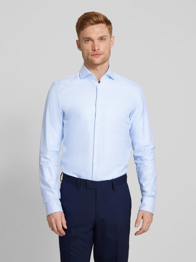 BOSS Slim Fit Business-Hemd mit extra langem Arm Modell 'Hant' Bleu 4