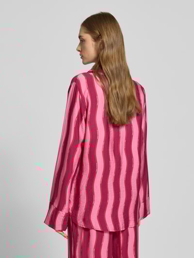 Colourful Rebel Regular Fit Hemdbluse mit Kimonoärmeln Modell 'Tia' Pink 5