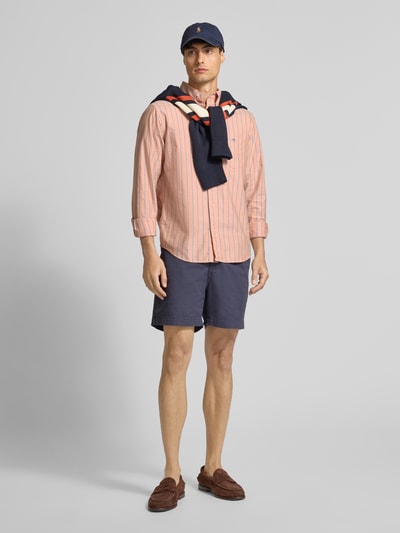 Gant Regular Fit Freizeithemd mit Motiv-Stitching Orange 1