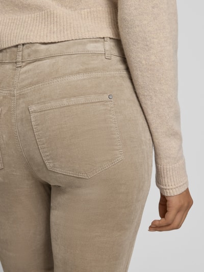 Christian Berg Woman Stoffen broek met 5-pocketmodel Steengrijs - 3