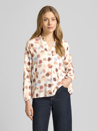 ZABAIONE Regular Fit Bluse aus reiner Viskose Modell 'Hilga' Offwhite 4