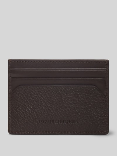 Tommy Hilfiger Kartenetui aus echtem Leder Dunkelbraun 3