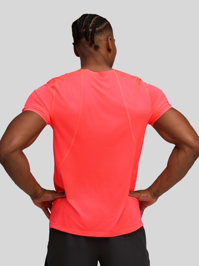 PUMA Performance PUMA x HYROX - Regular Fit T-Shirt aus Singleface-Jacquard Neon Rot 4