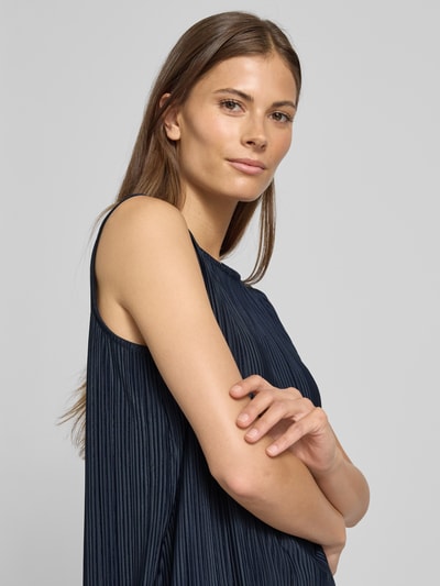 Samsøe Samsøe Top bluzkowy z okrągłym dekoltem Granatowy 3