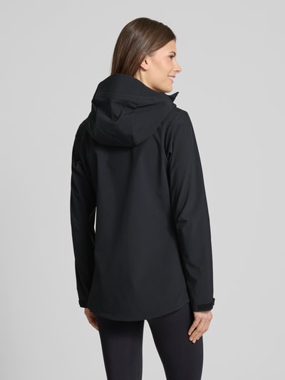 PEAK PERFORMANCE Softshell-Jacke mit Label-Stitching Modell 'Explore' Black 5