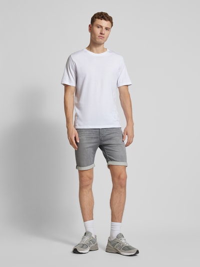 Jack & Jones Korte jeans met 5-pocketmodel, model 'RICK' Middengrijs - 1