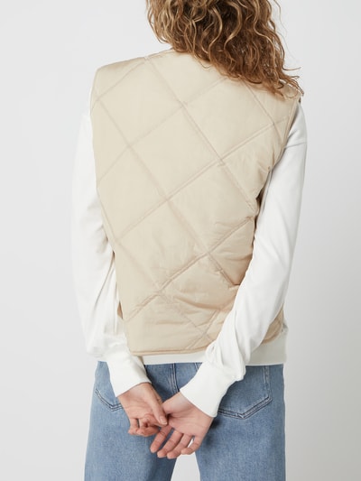 OPUS Lichte bodywarmer met ronde hals, model 'Wapia' Beige - 5