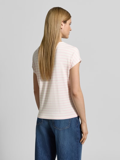 s.Oliver RED LABEL Oversized T-Shirt aus Viskose-Mix Hellrosa 5